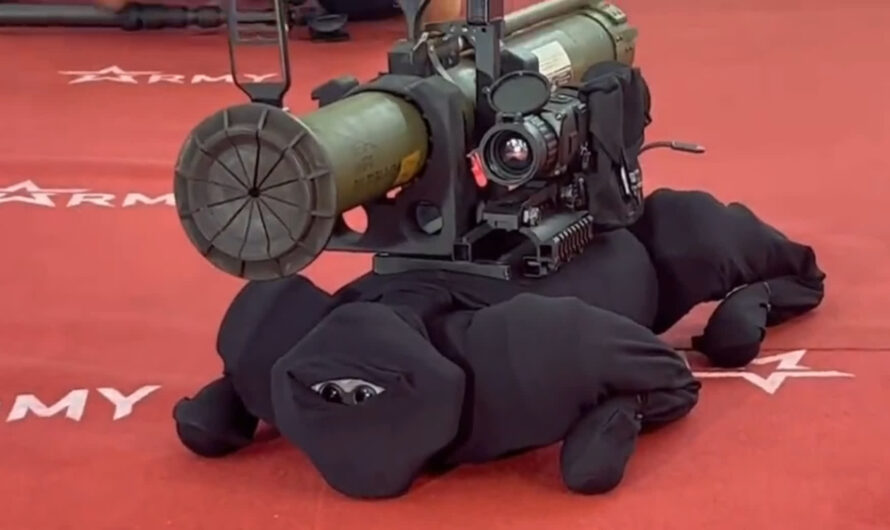 El perro robot ninja que lleva un lanzacohetes ruso probablemente fue comprado por Alibaba