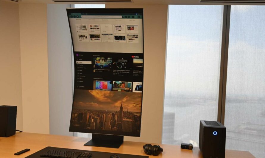 Giros en abundancia: el monitor Samsung Odyssey Ark ahora está disponible para pre-pedido