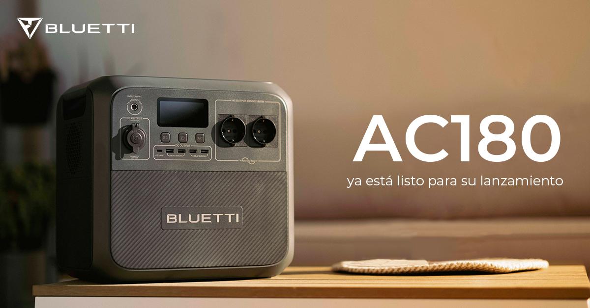 BLUETTI lanzará AC180, logrando otro gran avance en el área de las estaciones eléctricas portátiles